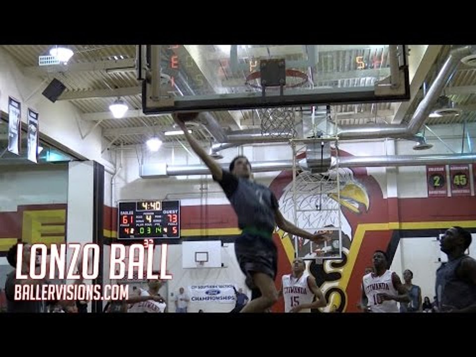 Lonzo Ball Full Highlights VS Etiwanda (1-26-16)