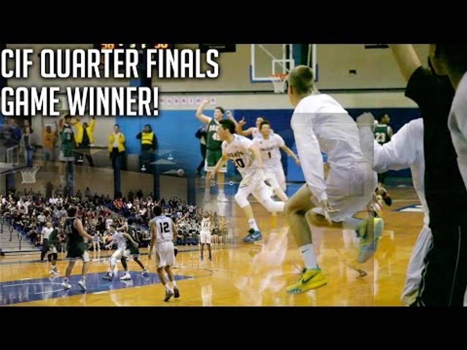 Bishop Montgomery Wins on Game Winning 3 In CIF Quarter Finals!