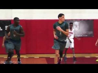 UCLA Bound Lonzo Ball Off-The Backboard Oop to HIMSELF!