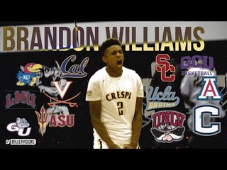 Brandon Williams Playoffs Mixtape | #1 2018 PG on the West Coast!