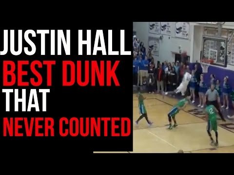 Best Dunk That Never Counted... Justin Hall Catches a Body!!! (6'3 2016 Guard)