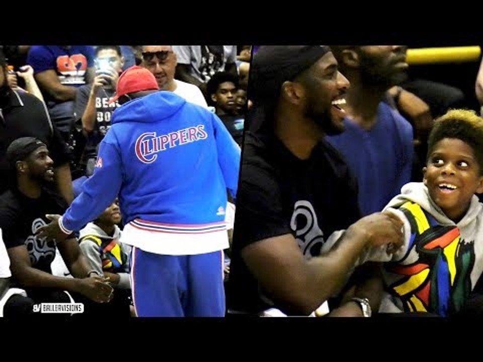 Clippers SUPERFAN Begs Chris Paul To Come Back + CP3 Laughing At Nice Move