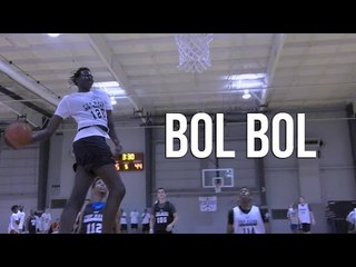 Bol Bol Could be KD 2.0! | Manute Bol's 7 Foot Son DESTROYS Top Rank Showcase Mixtape