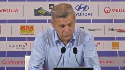 6e j. - Genesio : "Aulas est responsable de ses déclarations sur le PSG"