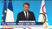 JO 2024 à Paris: Emmanuel Macron salue "François Hollande qui le premier a porté cette ambition"