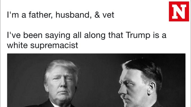What is the Nazi bucket challenge? Twitter users declare Donald Trump a white supremacist
