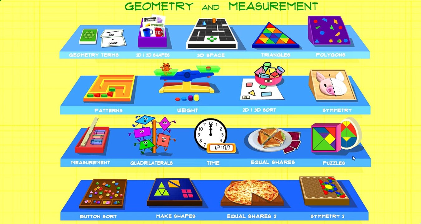 weight and shape games -starfall