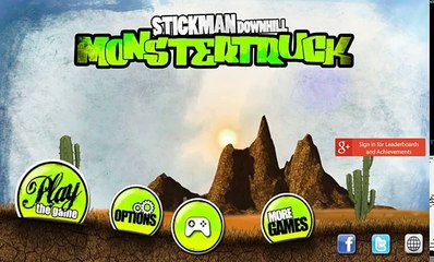 Androïde une descente Stickman monstertruck gameplay