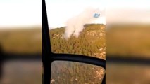 Muğla Milas'ta Orman Yangını Havadan Görüntülendi