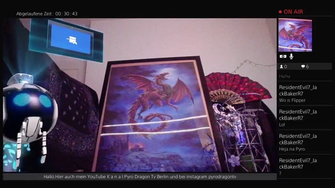 GER/PS4 Pyro DragonTv Mittelaltermusik mit Led Show bis 21Uhr (208)