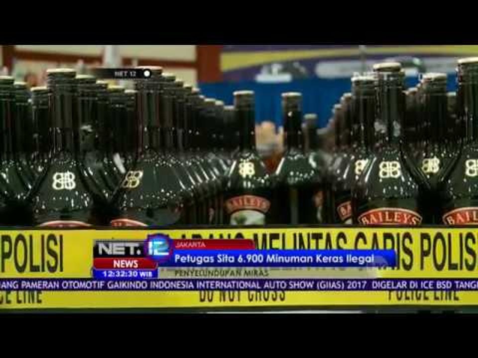 Petugas Sita 6.900 Minuman Keras Ilegal - NET12