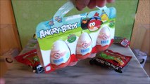 new Angry Birds Kinder Surprise Eggs & Hangers Fun Pack Toys to Collect Unpacking Sorpresa