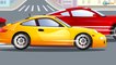 Red Race Cars & Sports Car with FRIENDS | Service & Emergency Vehicles Cartoons for children