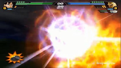 Gohan transforms into a Great Ape Vs Vegeta (Gohan Oozaru Mod in DBZ Budokai Tenkaichi 3)