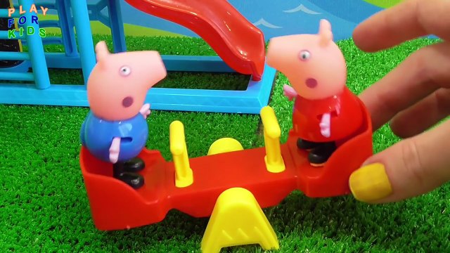 Свинка Пеппа, укол для Джорджа, доктор Плюшевой. Peppa Pig, videos with toys.