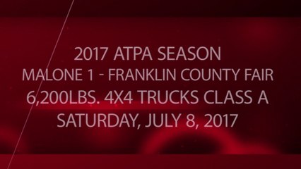 ATPA - Franklin County Fair - 07-08-2017 - 6,200lbs. 4x4 Trucks Class A