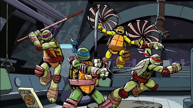 Run across rooftops with Ninja Turtles - Teenage Mutant Ninja Turtles Rooftop Run gameplay 1