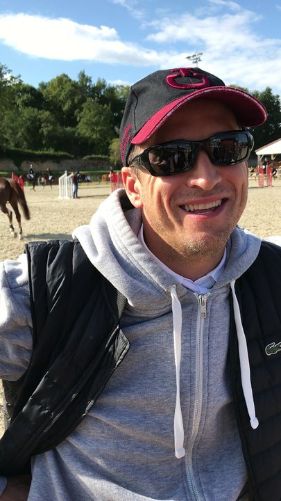 Guillaume Canet au premier concours du jumping international à Mâcon-Chaintré