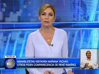 Asambleístas visitarán mañana Yachay, otros piden comparecencia de René Ramírez