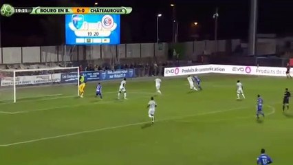 1-0 Julien Bègue Goal  - Bourg-Péronnas 1-0 LB Châteauroux - 15.09.2017