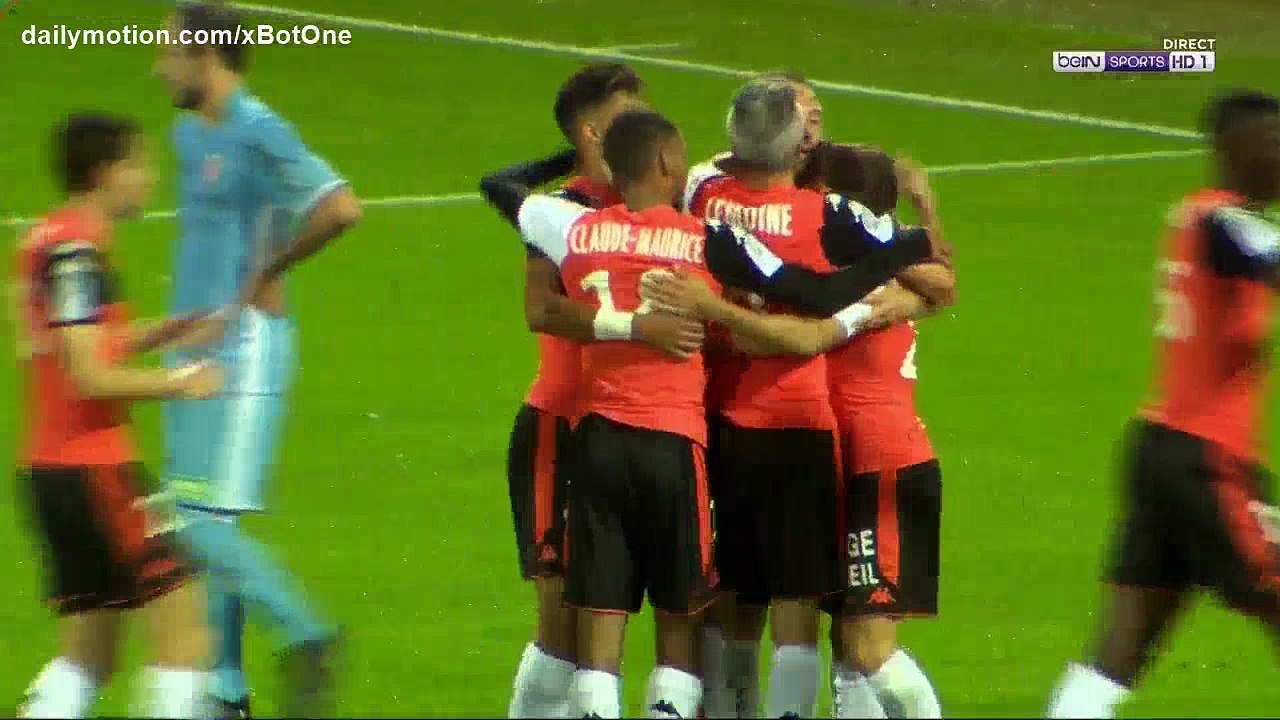 Gaetan Courtet Goal HD - Lorient 1 - 0 AC Ajaccio - 15.08.2017