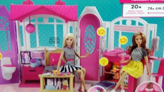Nova Casa da Barbie de Férias - New Barbie Lights n Sounds House Barbie Glam Casa de Vacaciones