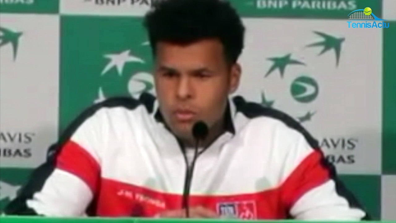 Coupe Davis 2017 - FRA-SRB - Jo-Wilfried Tsonga : "Yannick Noah, sa qualité première, les relations humaines"