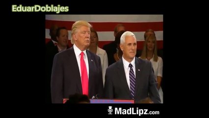 (doblaje-parodia) La pregunta que Donald Trump no contesto - EduarDoblajes