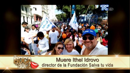 Pesar en el mundo de la farándula por muerte de Ithel Idrovo, presidente de Fundación Salva tu Vida