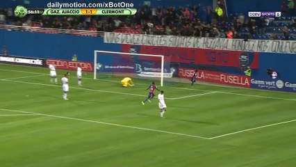 Fousseni Diabate second Goal HD - GFC Ajaccio 2 - 1 Clermont - 15.08.2017 (Full Replay)