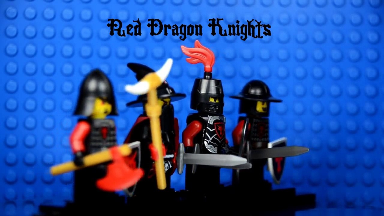 LEGO Castle Dragon Knights vs Lion Knights KnockOff Minifigures Set 1 (Bootleg)