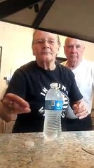 Husband and wife are entertaining