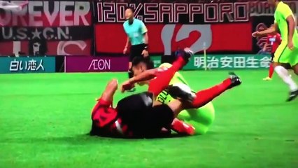 【胸糞】浦和レッズ　槙野の殺人顔面シュート