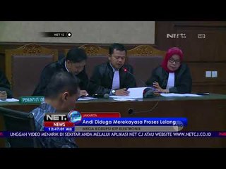 Sidang Perdana Andi Narogong - NET 12