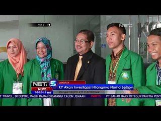 KY Akan Investigasi Hilangnya Nama Setya Novanto - NET5