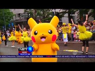 Lebih Dari 100 Pikachu Pawai di Kota Yokohama, Jepang - NET 24