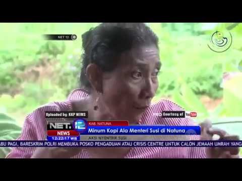 Aksi Nyentrik Minum Kopi Ala Menteri Susi di Natuna - NET12