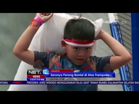 Serunya Berbagai Lomba yang Diadakan Diatas Trampolin - NET12