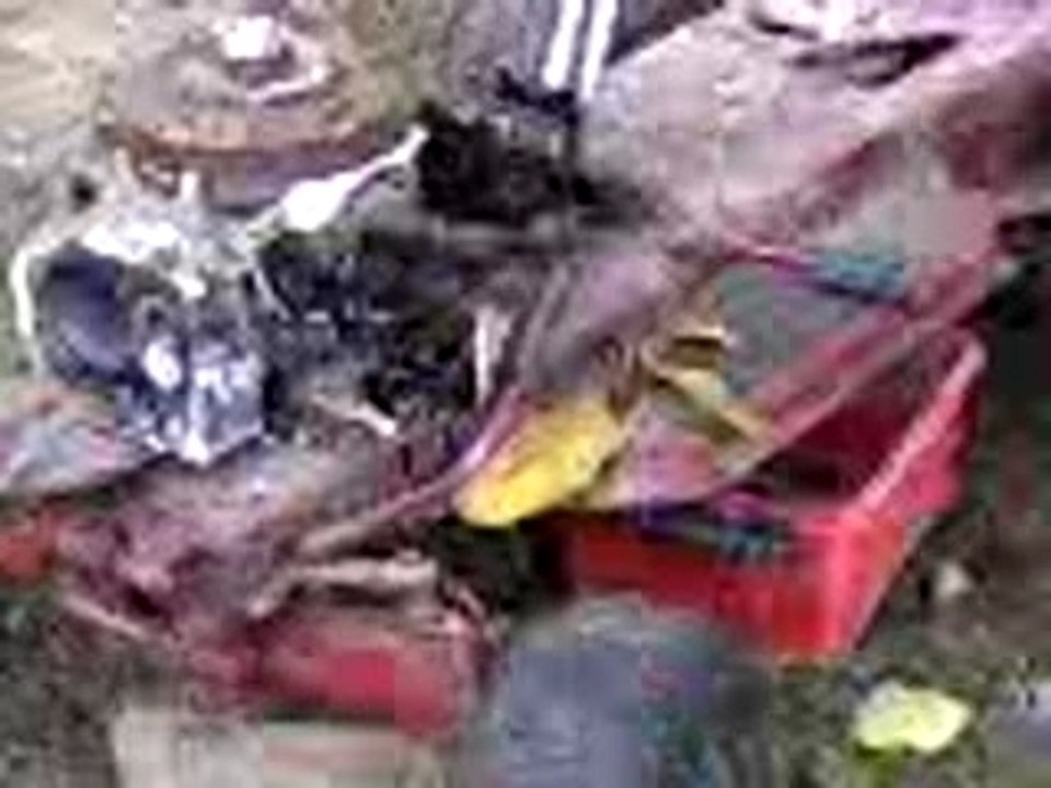 destrution tracteur tondeuse