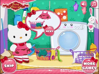 Hello Kitty Laundry Day - Hello Kitty Games for Little Girls - Hello Kitty Full Episode