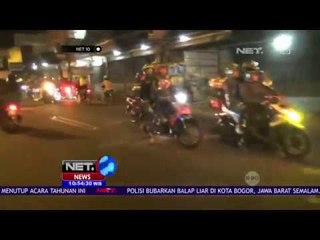 Polisi Hentikan Balap Liar di Bogor - NET10