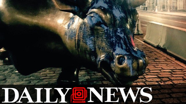 Cops arrest vandal who dumped paint on NYC's Charging Bull statue