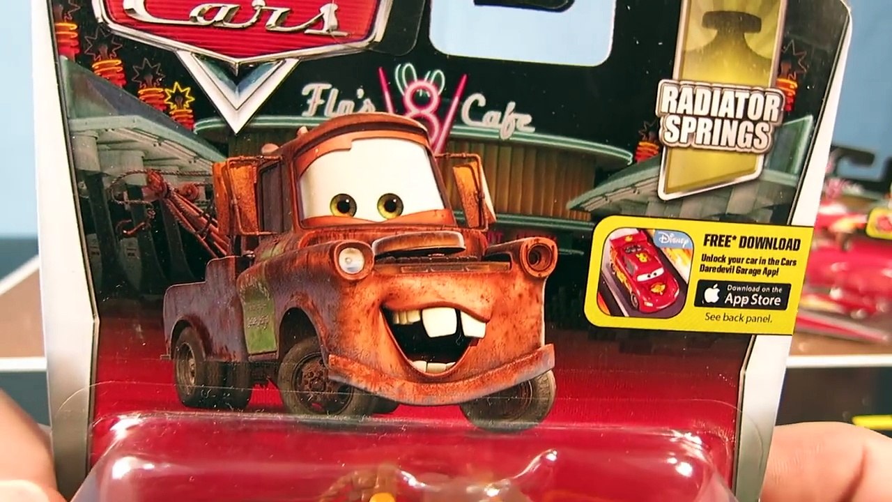 DISNEY PIXAR CARS 2016 RADIATOR SPRINGS LIZZIE STANLEY MATER HUDSON HORNET LIGHTNING RAMONE