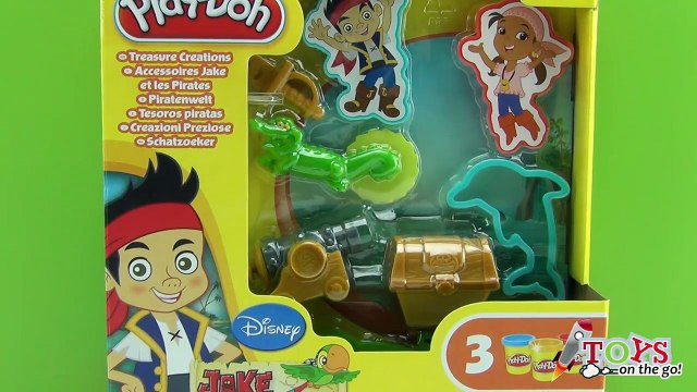 Play-Doh Jake y los Piratas Tesoros Piratas Treasure Creations - Juguetes de Play-Doh