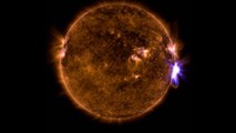 NASA captures mesmerizing footage of strongest solar flare in a decade
