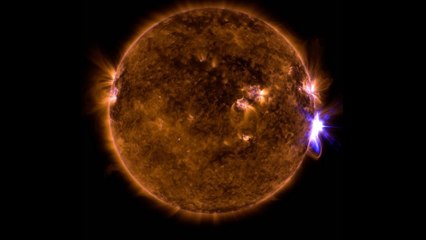 NASA captures mesmerizing footage of strongest solar flare in a decade