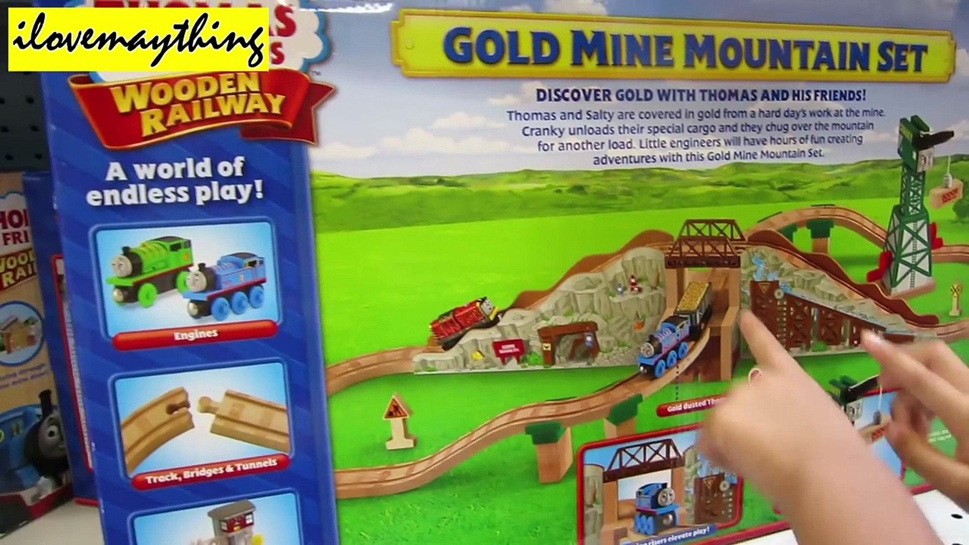 thomas and friends gold mine mountain set