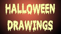 Drawing a Scary Clown - Halloween Drawings