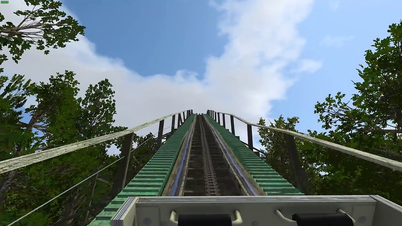 Montanha Russa Abandonada! - Simulador 3D - Abandoned Roller Coaster!