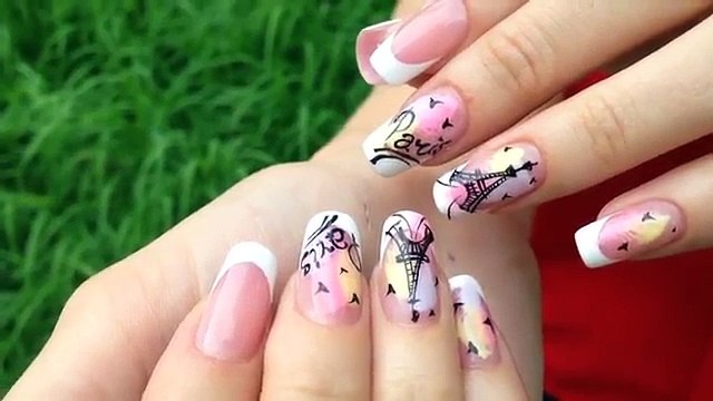 FRENCH nail art designs for beginners step by step ❤️ for GEL NAILS